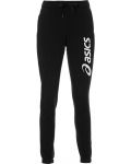Дамски спортен панталон Asics - Big logo Sweat pant, черно - 1t