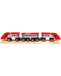 Дървена играчка Bigjigs -Влакчето Pendolino, с релси - 1t