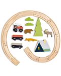 Дървен влаков комплект Tender Leaf Toys - Приключения в гората - 2t