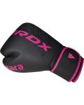 Дамски боксови ръкавици RDX - F6 , черни/розови - 3t