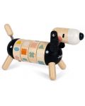 Дървена играчка Janod - Кученце с форми и цветове - 2t