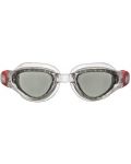 Дамски очила за плуване Arena - Cruiser Soft Training, прозрачни/червени - 2t