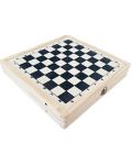 Дървена игра с пулове 3 в 1 Acool Toy - Ластиче и шах - 2t