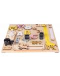 Дървена занимателна Монтесори дъска Moni Toys - С жирафче - 2t