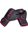 Дамски боксови ръкавици RDX - F6 , черни/розови - 5t