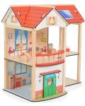 Дървена къща за кукли Moni Toys - Elly - 3t
