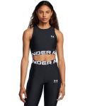 Дамски потник Under Armour - HeatGear Rib Tank, черен - 3t