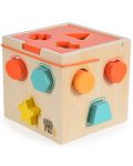 Дървен сортер куб Moni Toys - 1t
