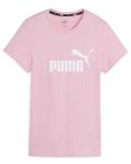 Дамска тениска Puma - Essentials Logo Tee , розова - 1t