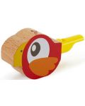 Дървена свирка HaPe International - Птиче, червена - 1t