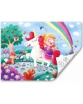 Дървен пъзел Hape International - Еднорог и приятели - 4t