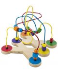 Дървена играчка Melissa & Doug - Костер с цветни топчета - 1t