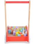 Дървена играчка за прохождане Moni Toys - Калинка - 4t