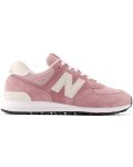 Дамски обувки New Balance - 574 , розови/бели - 2t