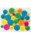 Дървени копчета Fandy -  цветни, 30 броя, микс - 1t