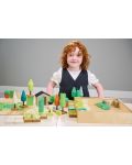 Дървен игрален комплект Tender Leaf Toys - Моята градина, 67 части - 7t