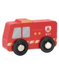 Дървена играчка Smart Baby - Пожарна - 1t