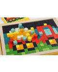 Дървена мозайка с пиксели Cubika - Превозни средства, с 400 кубчета - 2t