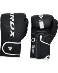 Дамски боксови ръкавици RDX - F6, 12 oz, черни/бели - 8t