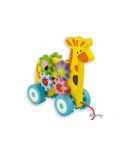 Дървена играчка за дърпане Andreu toys - Жираф - 1t