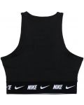 Дамски потник Nike - Sportswear Crop Tape Top, черен - 2t