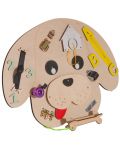 Дървена Монтесори дъска Moni Toys - Куче - 3t