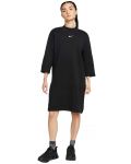 Дамска рокля Nike - Sportswear Phoenix Fleece, размер M, черна - 2t