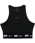 Дамски потник Nike - Sportswear Crop Tape Top, черен - 1t