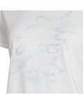 Дамска тениска Asics - nagino Graphic Run бяла - 3t