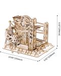 Дървен 3D пъзел Robo Time от 260 части - Marble Explorer - 2t