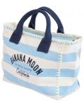 Дамска плажна чанта Banana Moon - Ani Lohan, синя/бяла - 1t