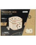 Дървен 3D пъзел Robo Time от 123 части - Кутия за съкровища - 3t