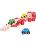 Дървена играчка Bigjigs  - Транспортен камион - 2t