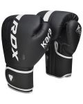 Дамски боксови ръкавици RDX - F6, 12 oz, черни/бели - 3t