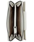 Дамски кожен портфейл Bugatti Elsa - XL, RFID защита, бял - 6t