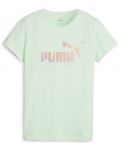 Дамска тениска Puma - ESS+ Summer Daze, размер XS, зелена - 1t
