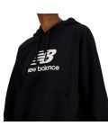 Дамски суитшърт New Balance - Stacked Logo French Terry, черен - 4t