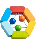 Дървена бебешка играчка Haba, Шестаграм - 1t