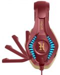 Детски слушалки OTL Technologies - Pro G5 Harry Potter, червени - 2t