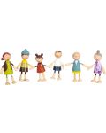 Детски дървени кукли Small Foot  - Семейство, 6 броя - 2t