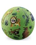 Детска топка за игра Crocodile Creek - Диви животни, 18 cm - 1t