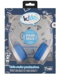 Детски слушалки с микрофон T'nB - Kids, бели/сини - 3t