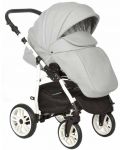 Комбинирана детска количка 2в1 Baby Giggle - Indigo Special, сива - 3t