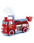 Детска играчка Raya Toys - Пожарна кола със сапунени балони - 3t