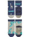 Детски чорапи със силиконова подметка Sterntaler - 27/28 размер, 4-5 години, 2 чифта - 2t