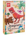 Детска магнитна игра Apli - Динозаври - 1t