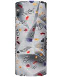 Детска кърпа за глава BUFF - Coolnet Uv+ Kids Set Grey, 48 x 20.3 cm, сива - 1t