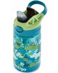 Детска бутилка Contigo Cleanable - Dinoboy, 420 ml, синя - 3t
