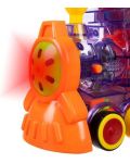 Детска играчка Kruzzel - Влакче с домино блокчета - 4t