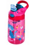 Детска бутилка за вода Contigo Gizmo Flip - котка, 420 ml - 4t